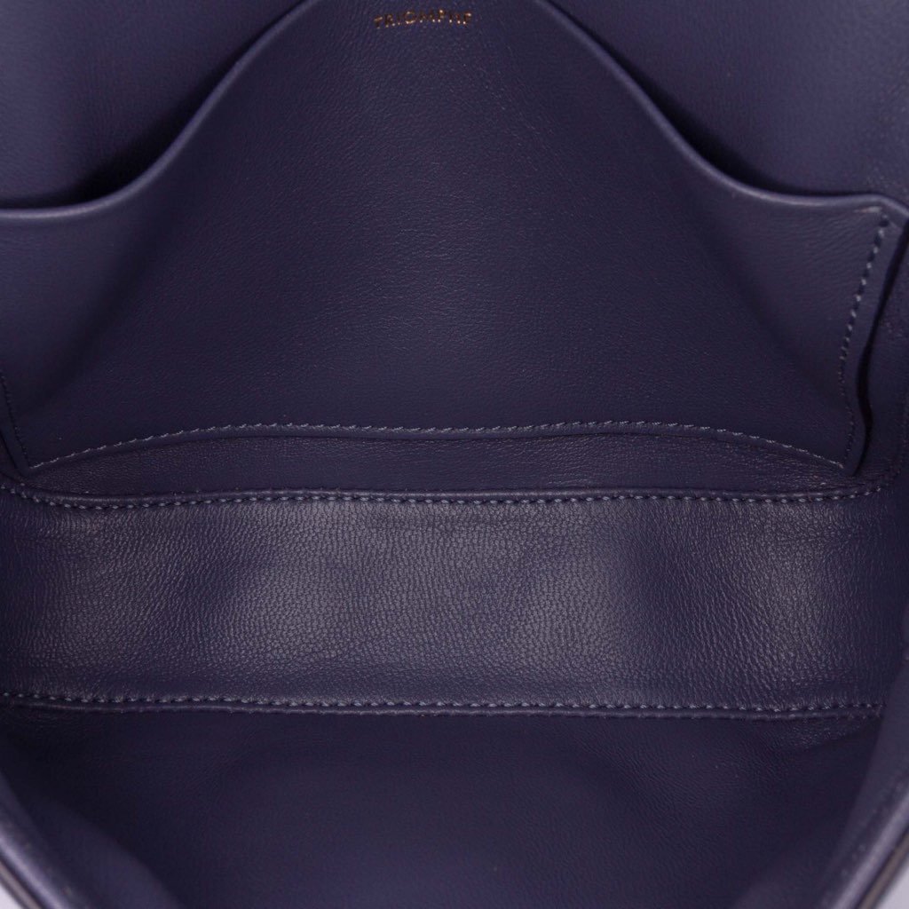 Celine Teen Shiny Calfskin Triomphe Crossbody - 4