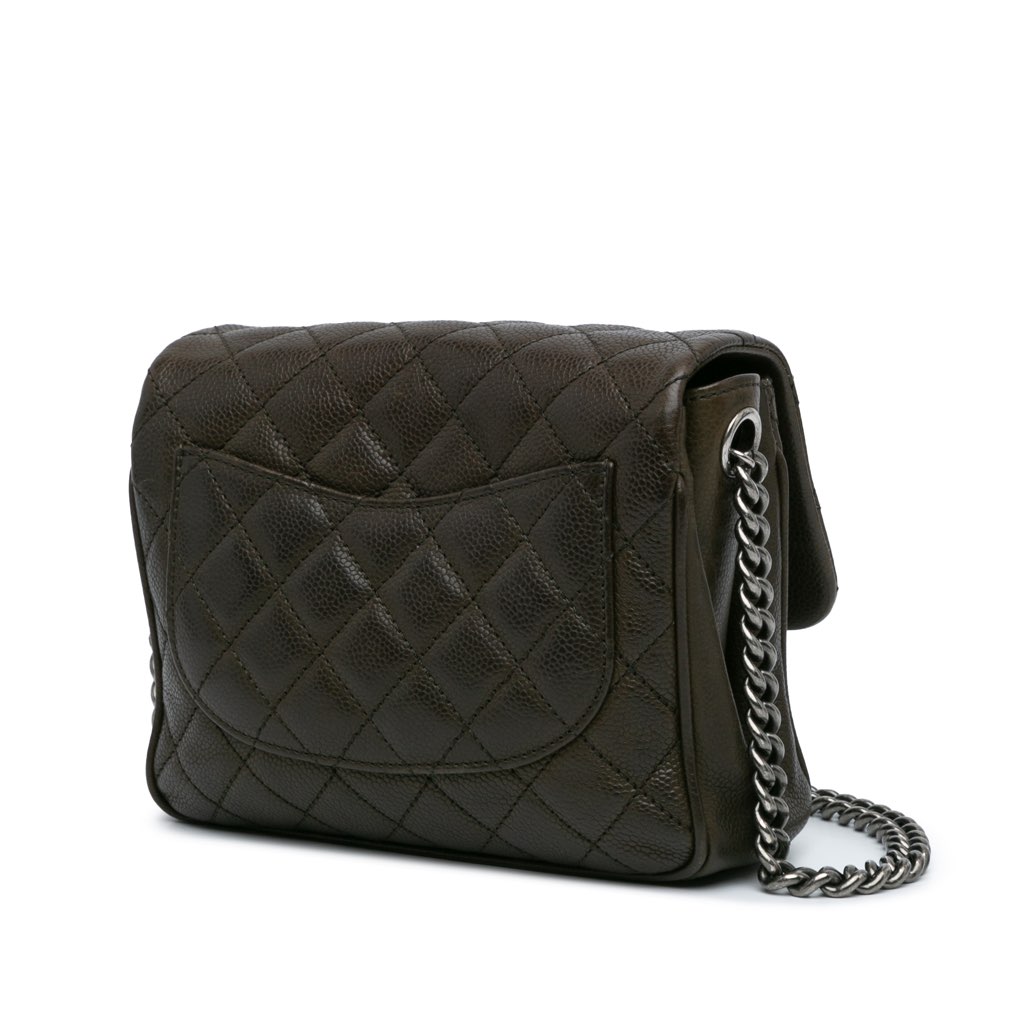 Chanel CC Quilted Caviar Crossbody - 2