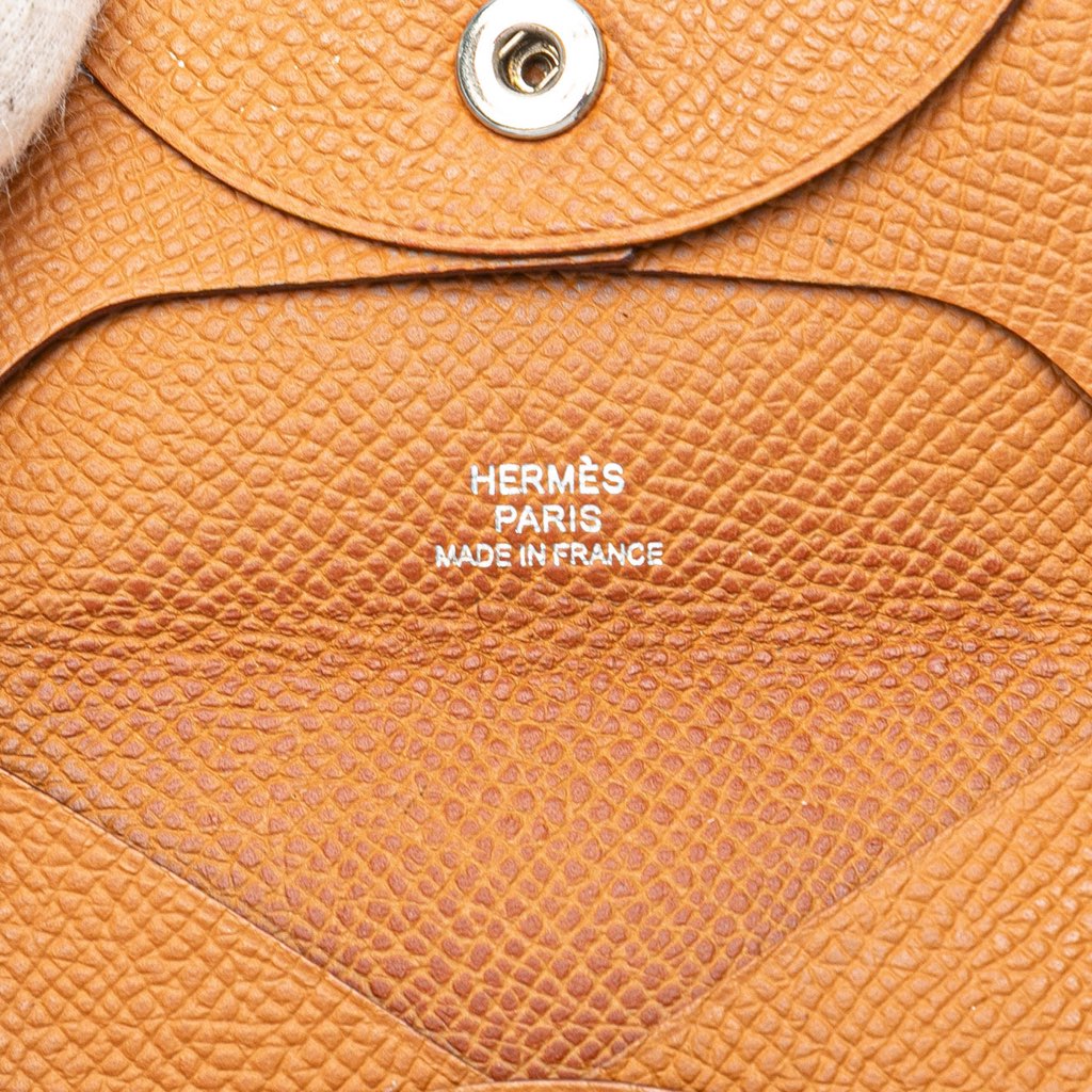Hermès Epsom Bastia Coin Pouch - Side view