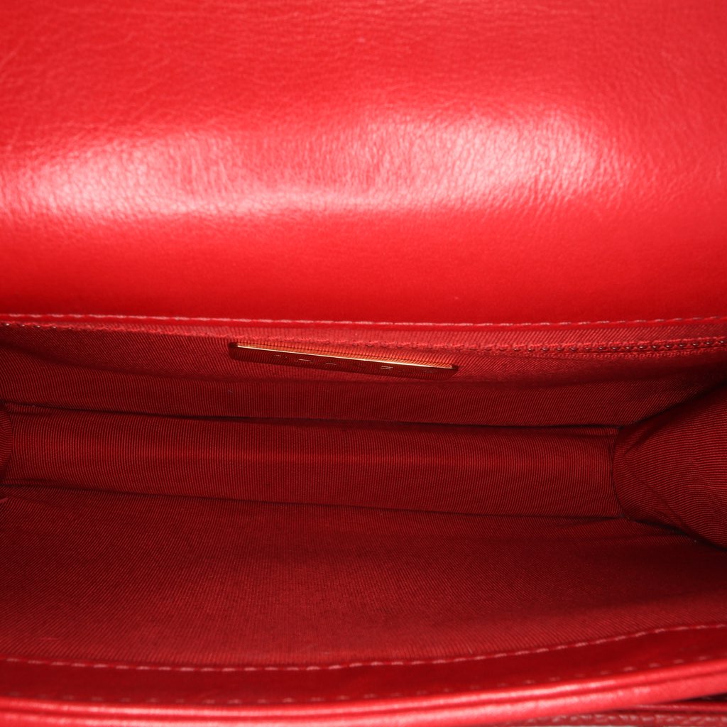 Chanel Small Quilted Calfskin and Caviar Chain Handle Flap - 4