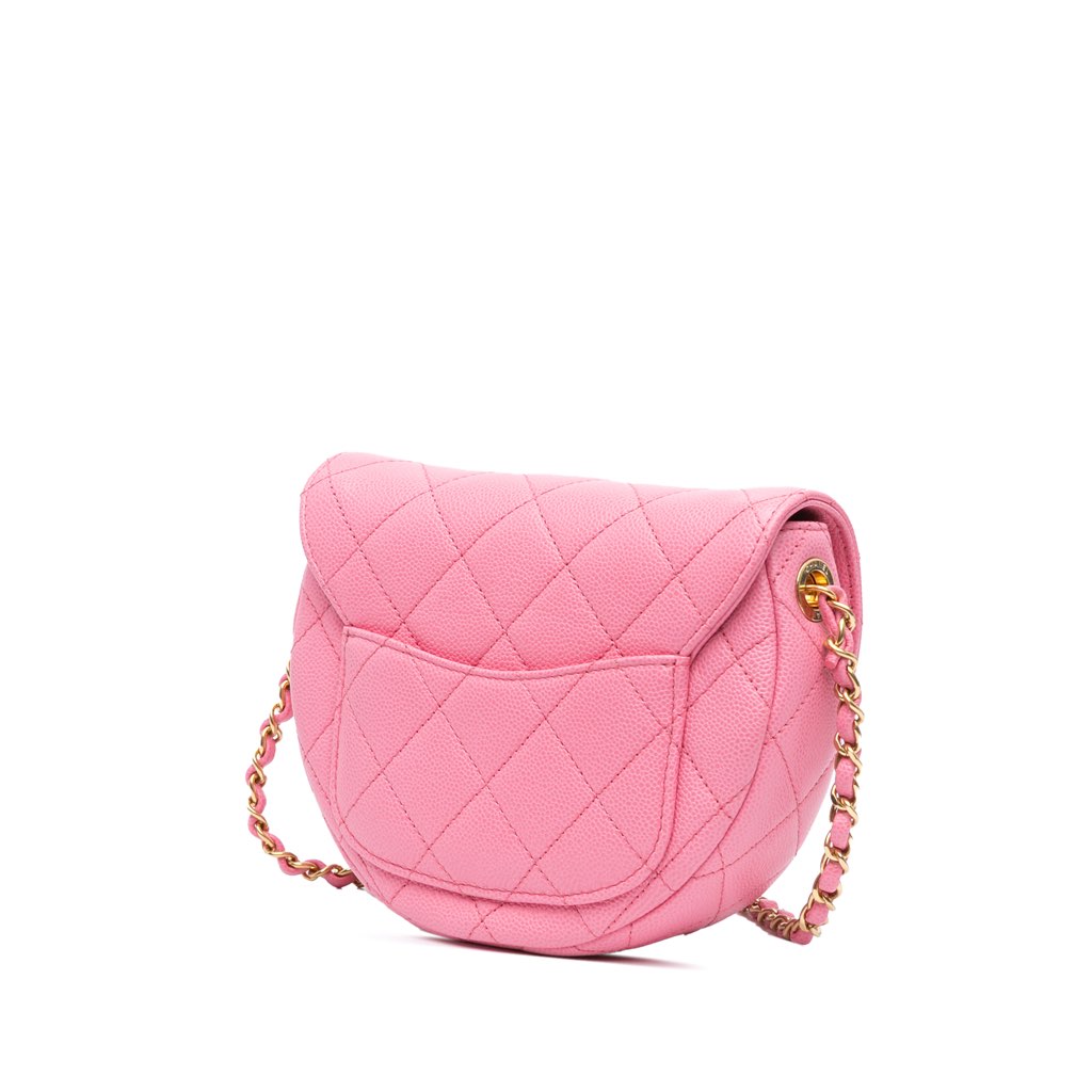 Chanel Mini CC Quilted Caviar Messenger Flap - 2
