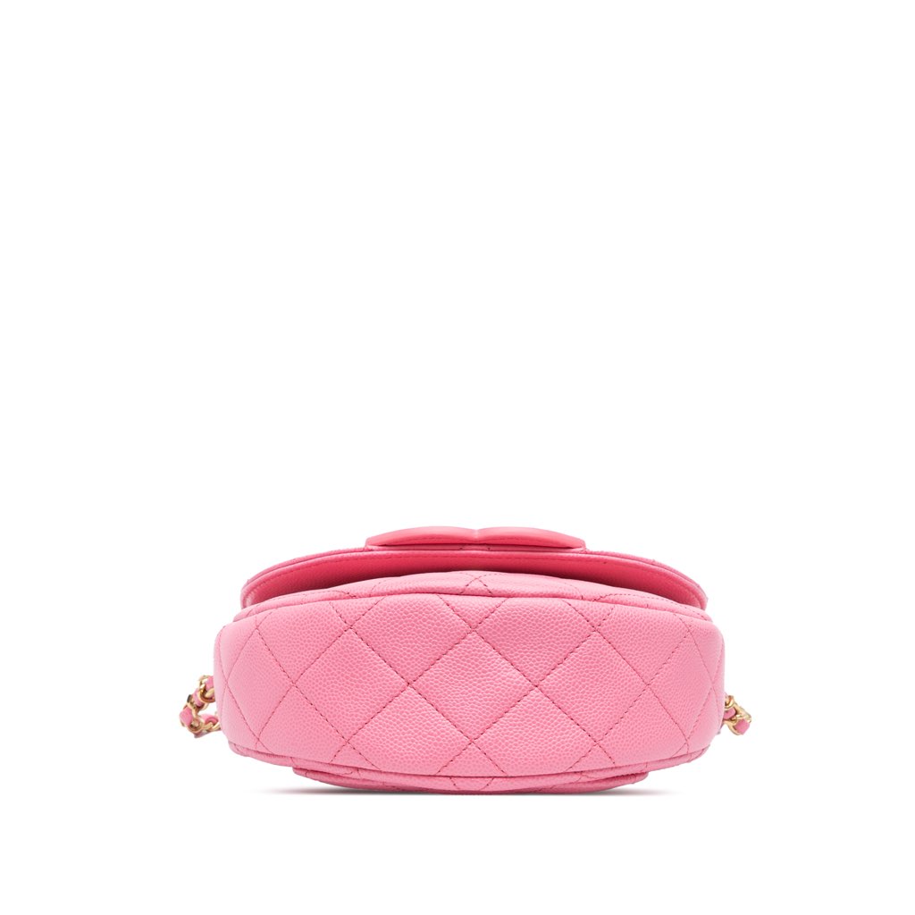Chanel Mini CC Quilted Caviar Messenger Flap - 3