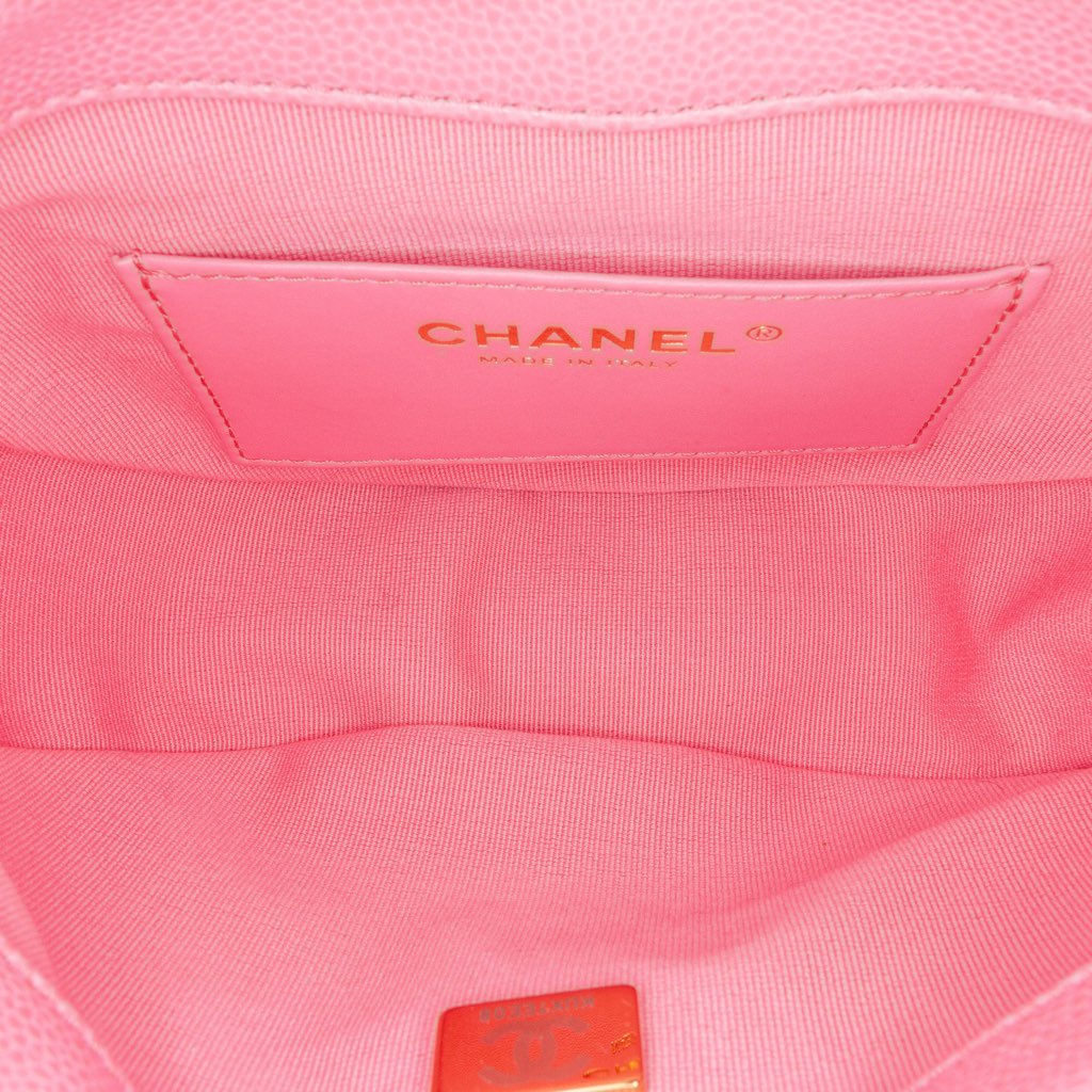 Chanel Mini CC Quilted Caviar Messenger Flap - 4