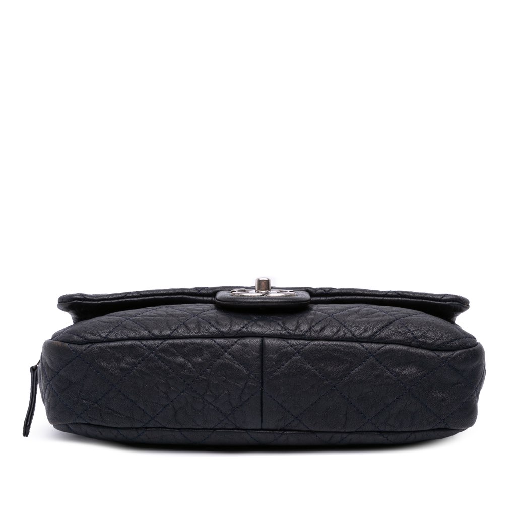 Chanel Small Quilted Distressed Calfskin Easy Flap - 3