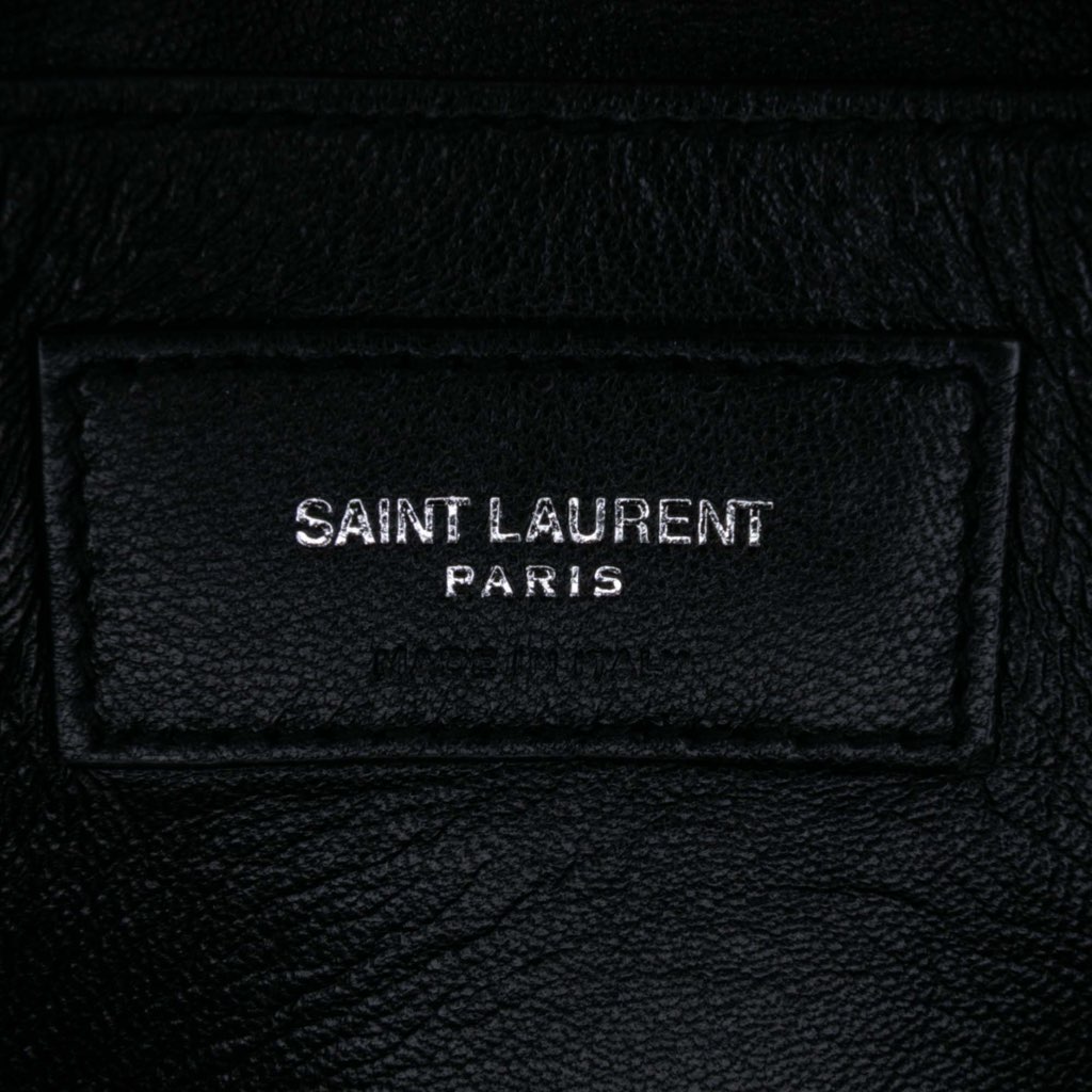 Saint Laurent Medium Jersey Wool Patchwork Jamie Crossbody - Side view