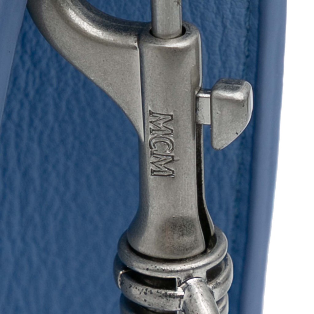 Mcm Leather Aren Zip Pouch - Side view