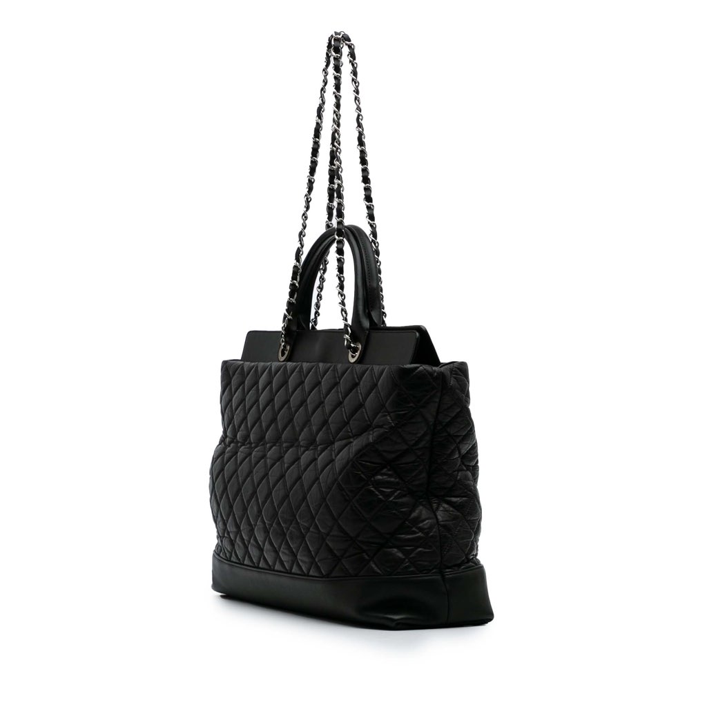 Chanel Quilted Aged Calfskin Be CC Shopper Tote - 2