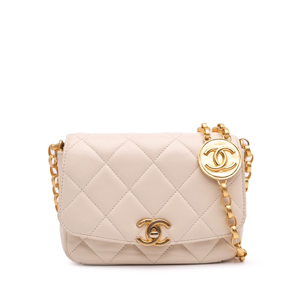 Chanel Small Quilted Lambskin CC Coin Flap