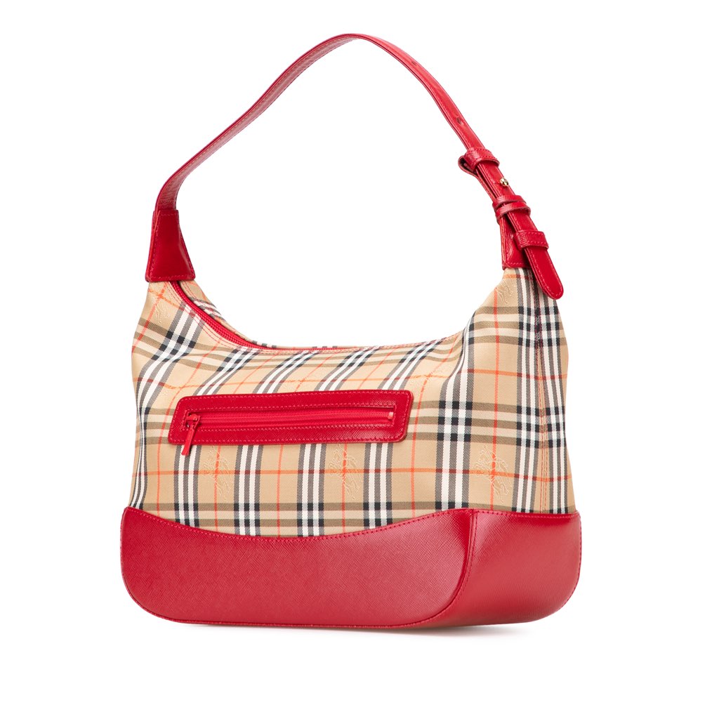 Burberry Haymarket Check Canvas Shoulder Bag - 2