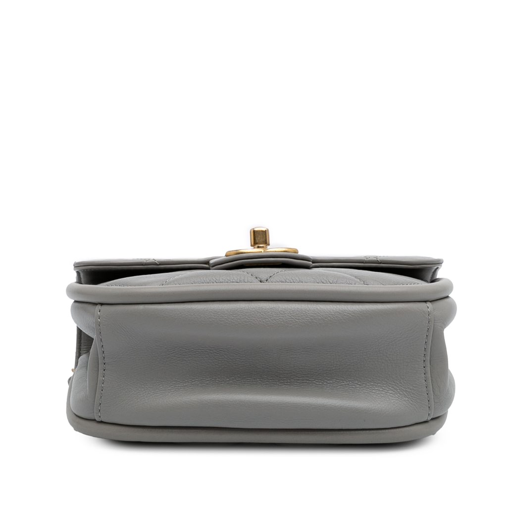 Chanel CC Quilted Lambskin Rounded Flap - Image 6