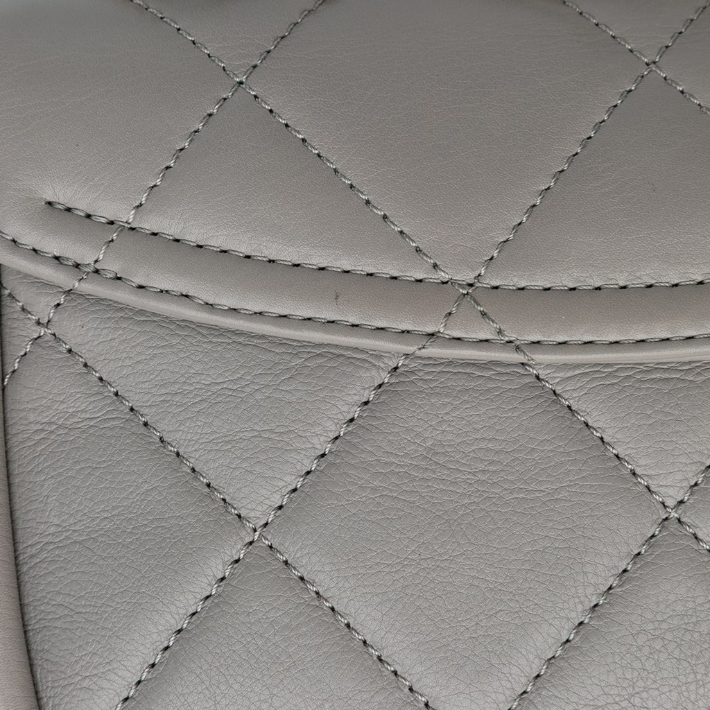 Chanel CC Quilted Lambskin Rounded Flap - Image 10