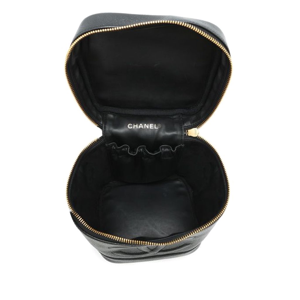 Chanel CC Caviar Vanity Bag - 4