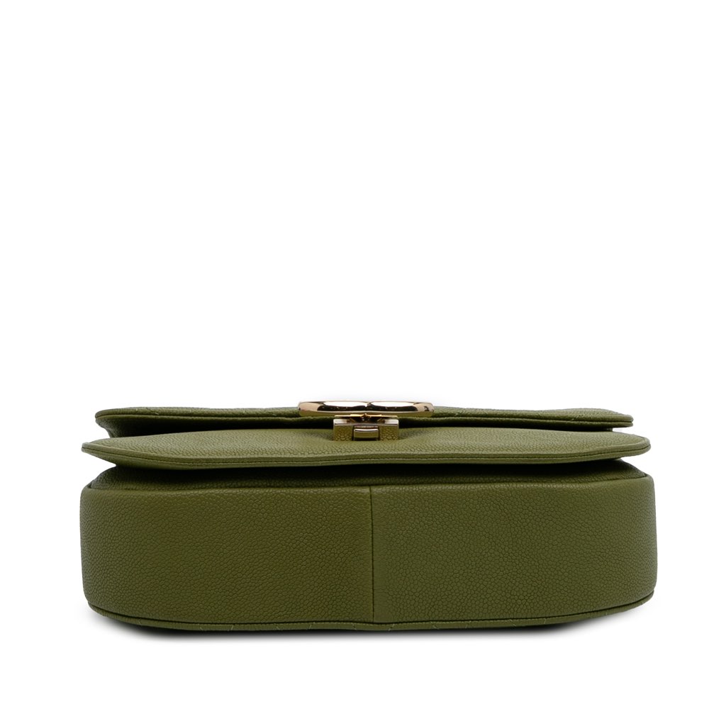 Chanel Medium Quilted Caviar Thread Around Flap - 3