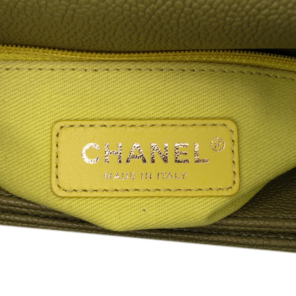 Chanel Medium Quilted Caviar Thread Around Flap - 5