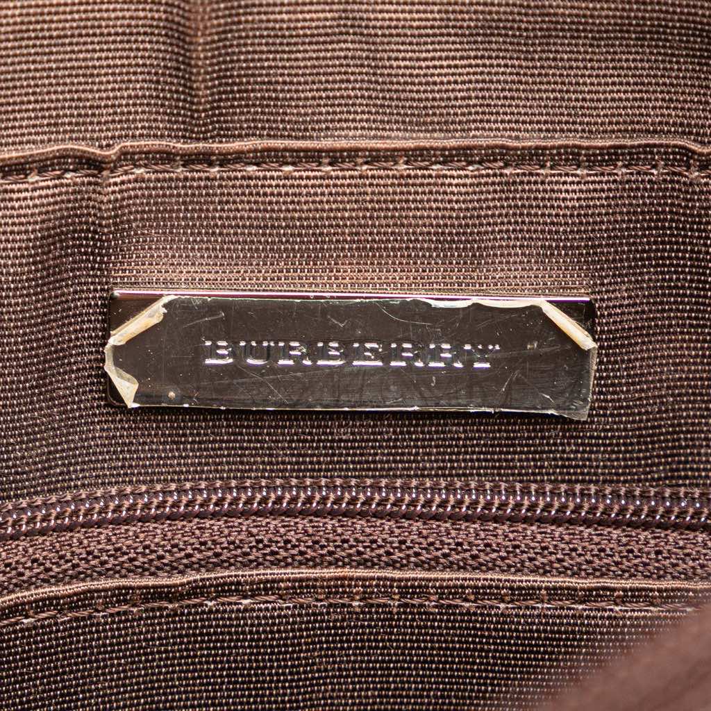 Burberry House Check Canvas Tote - Side view