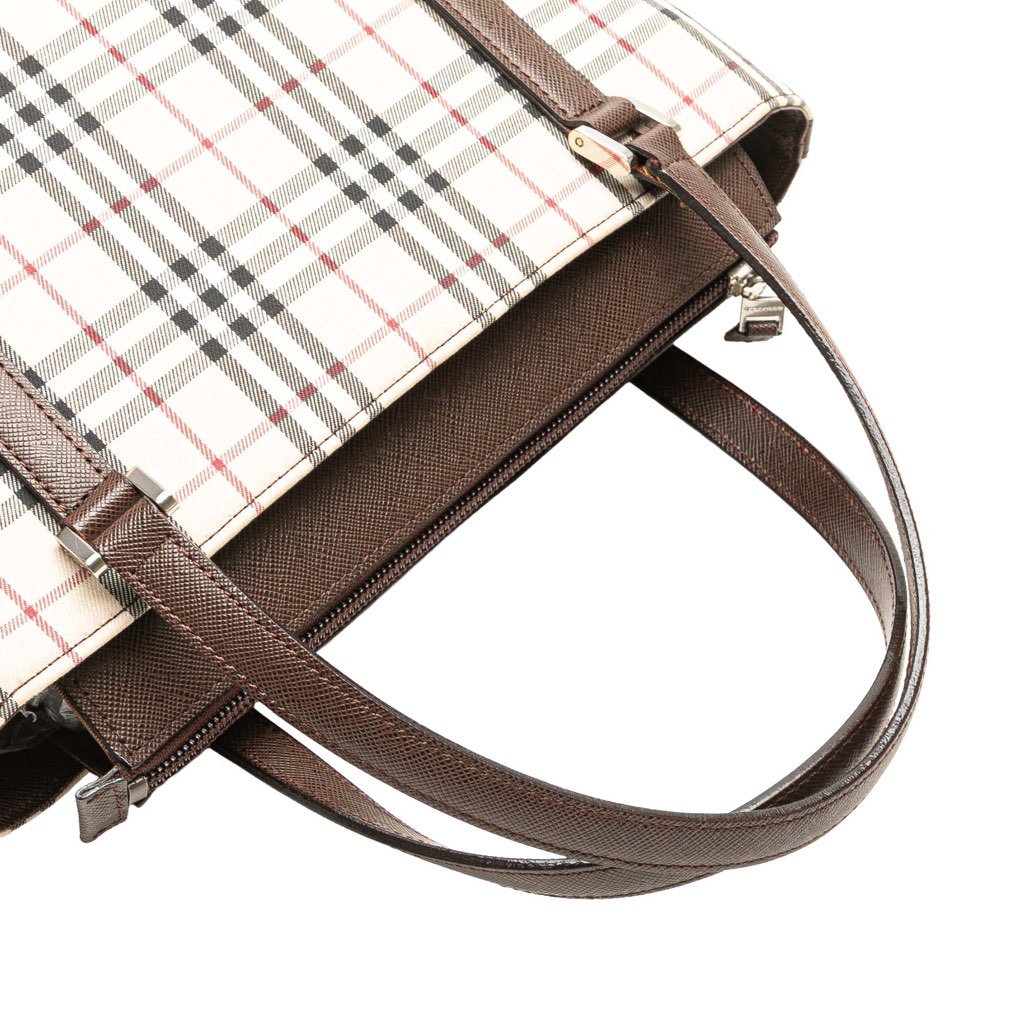 Burberry House Check Canvas Tote - Image 12