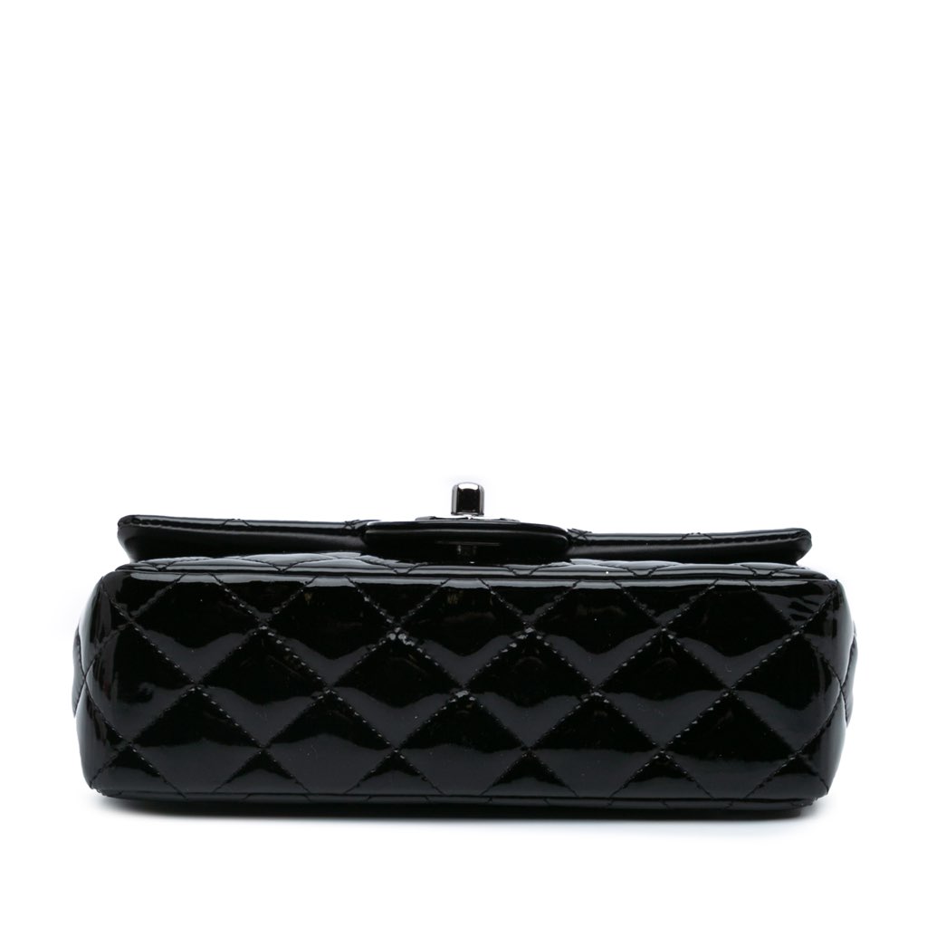 Chanel Mini Rectangular Classic Patent Single Flap - 3