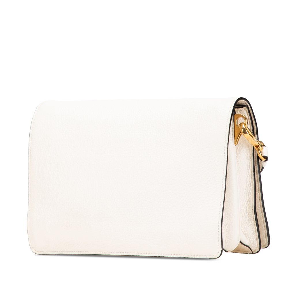 Prada Vitello Daino Flap Crossbody - 2