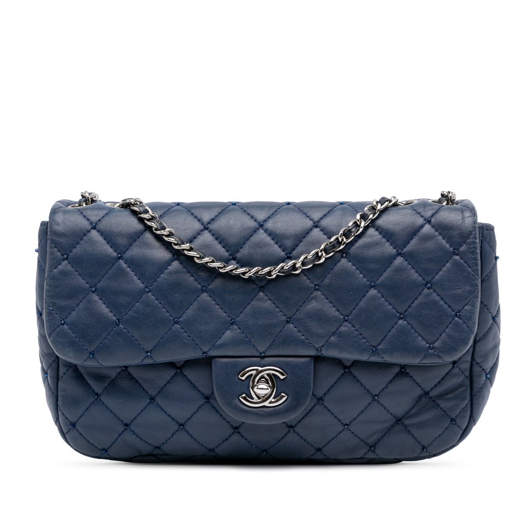 Chanel Small Quilted Lambskin Beaded Single Flap