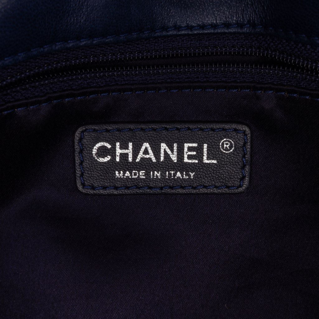 Chanel Small Quilted Lambskin Beaded Single Flap - Side view