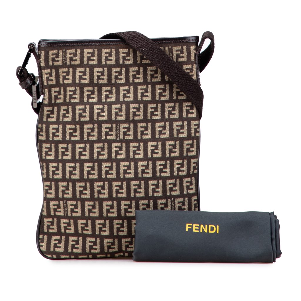 Fendi Zucchino Canvas Crossbody - Image 13