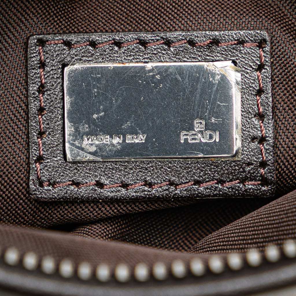 Fendi Zucchino Canvas Crossbody - Side view