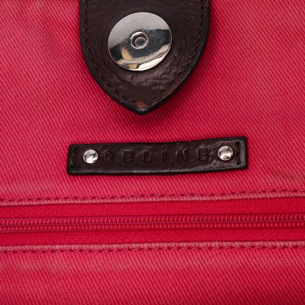 Celine Raffia Tote - Side view