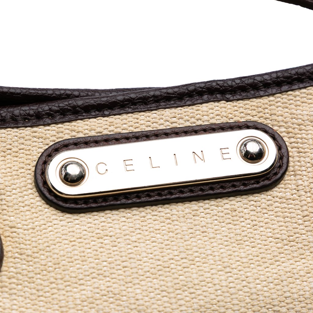 Celine Raffia Tote - Image 10