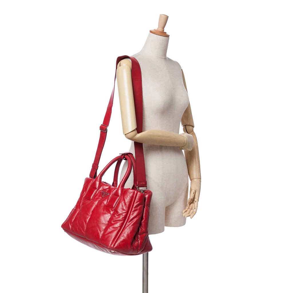 Prada Nappa Bomber Satchel - Image 12