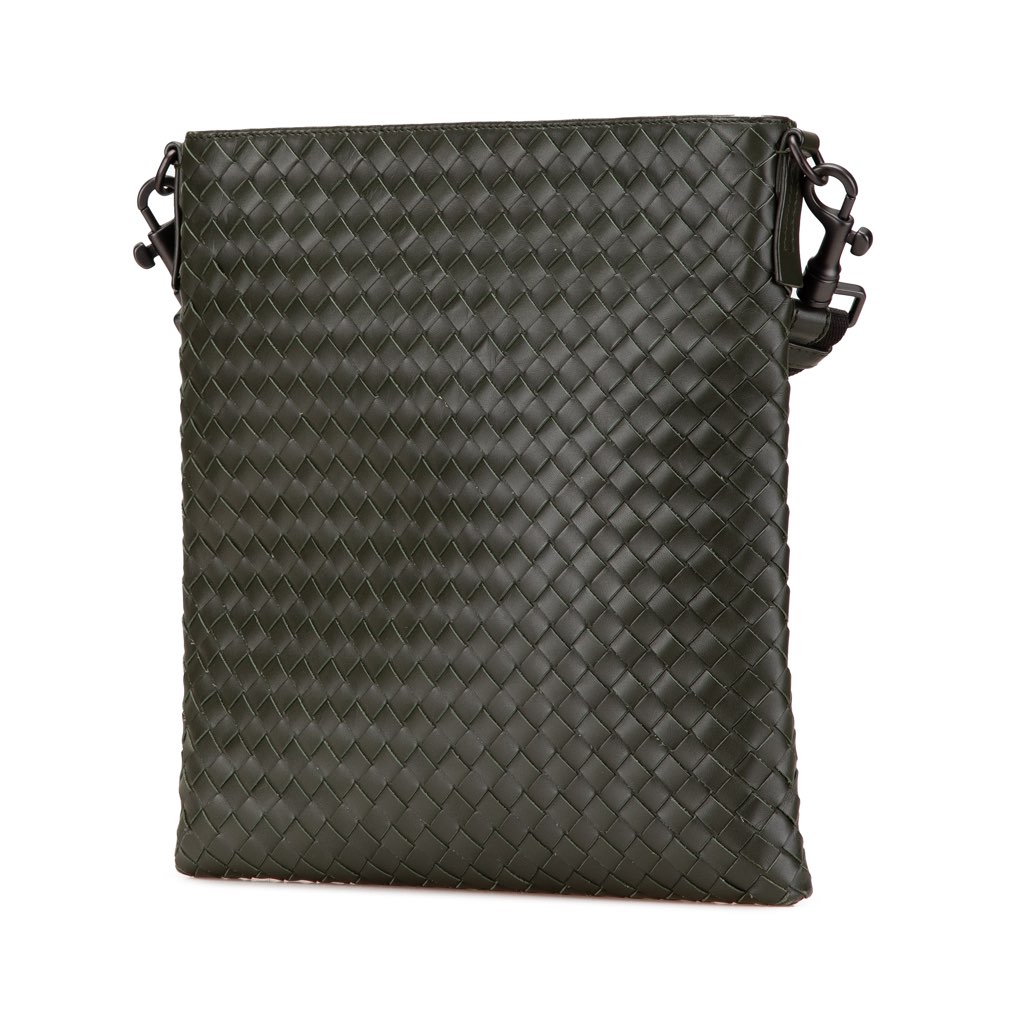 Bottega Veneta Leather Intrecciato Crossbody - 2