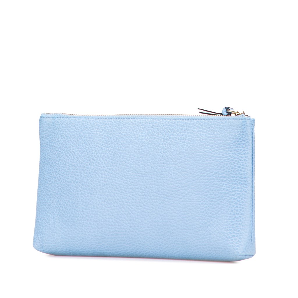 Gucci Large Dollar Calfskin Swing Pouch - Back view