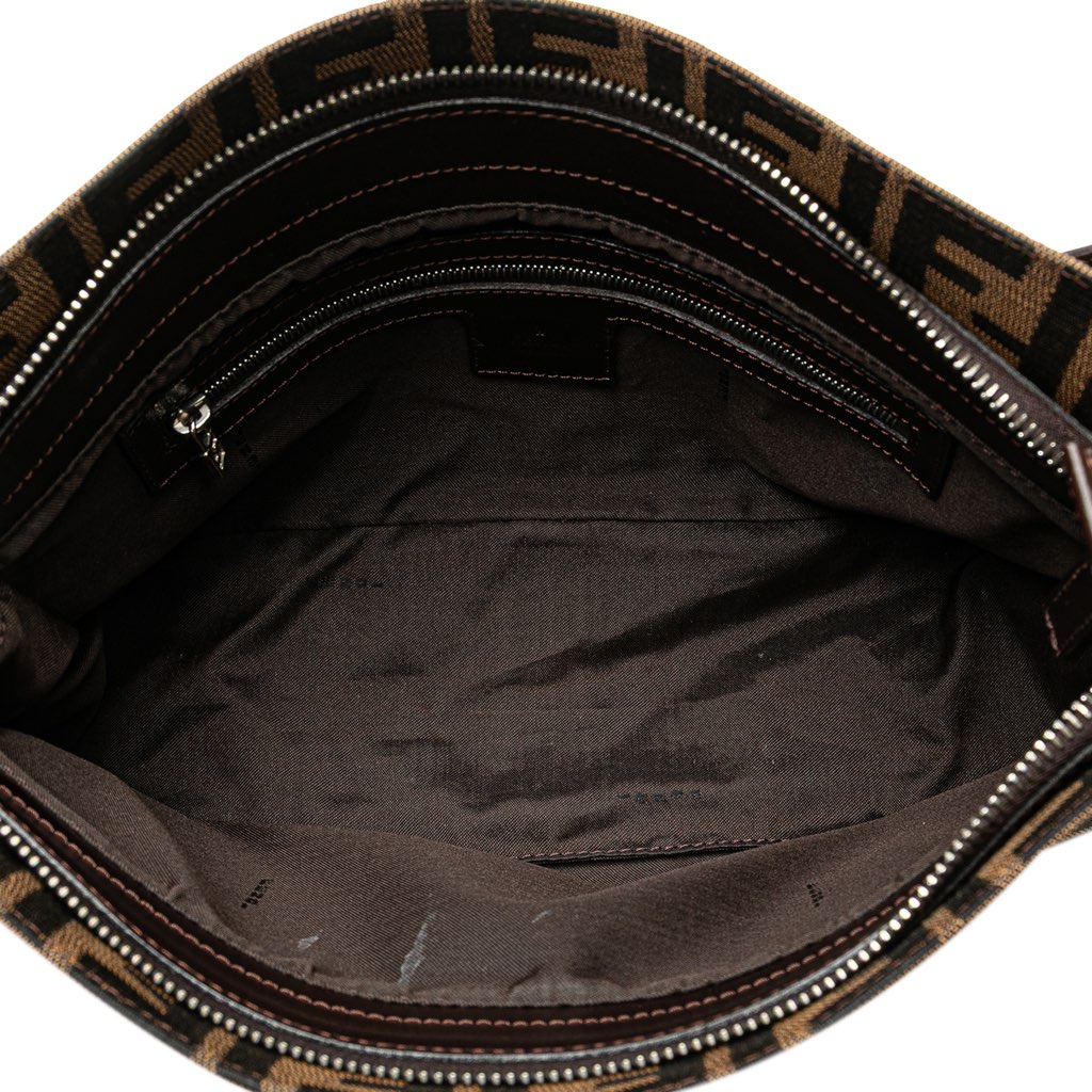 Fendi Zucca Canvas Shoulder Bag - 4