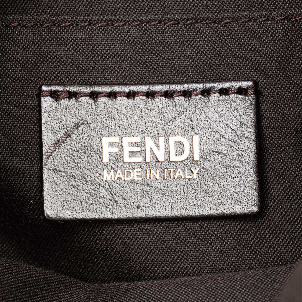 Fendi Zucchino Canvas Crossbody - Side view