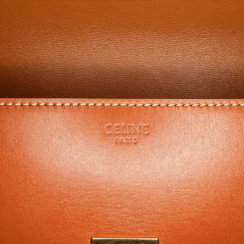 Celine Shiny Calfskin Claude Shoulder Bag - 5