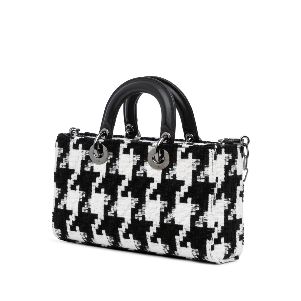 Dior Medium Canvas Macro Houndstooth Lady D Joy - 2