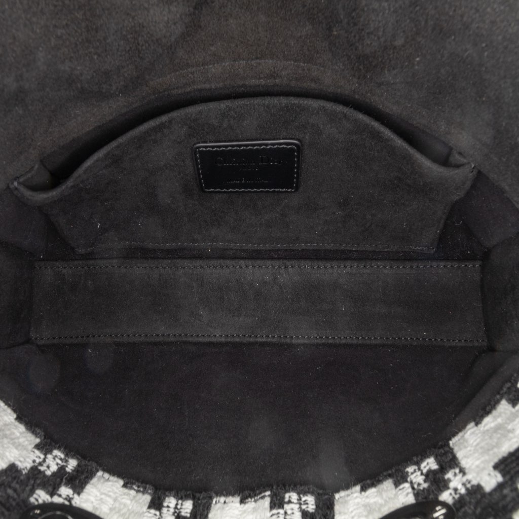 Dior Medium Canvas Macro Houndstooth Lady D Joy - 4