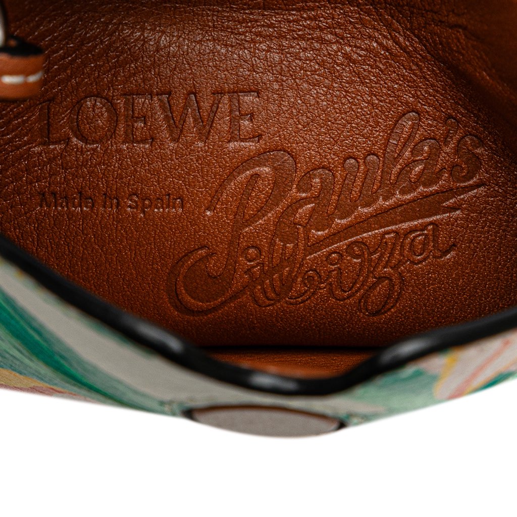 Loewe Paulas Ibiza Leather Waterlily Gate Pocket Crossbody - Side view