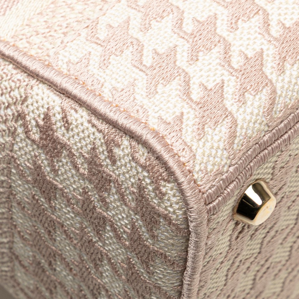 Dior Medium Canvas Houndstooth Embroidered Lady D Lite - Detail 2