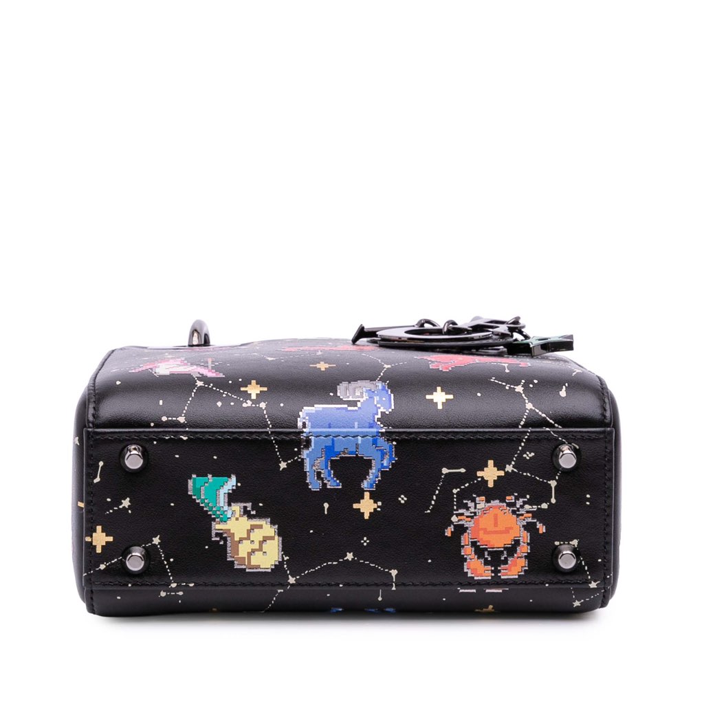 Dior Mini Calfskin Pixel Zodiac Lady Dior - Image 6