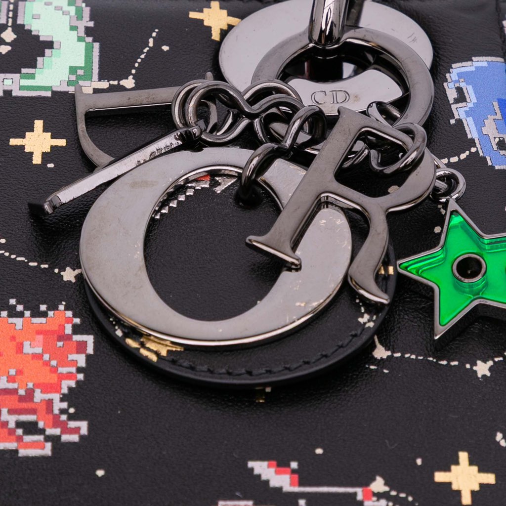 Dior Mini Calfskin Pixel Zodiac Lady Dior - Image 11