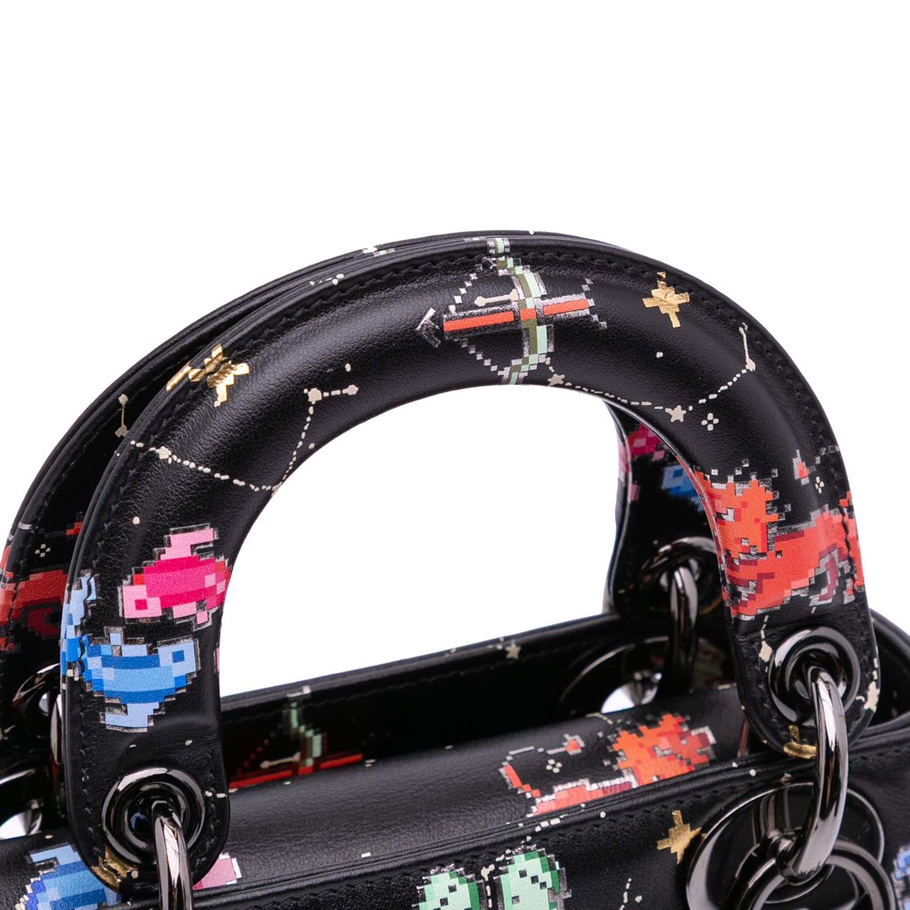 Dior Mini Calfskin Pixel Zodiac Lady Dior - Image 12
