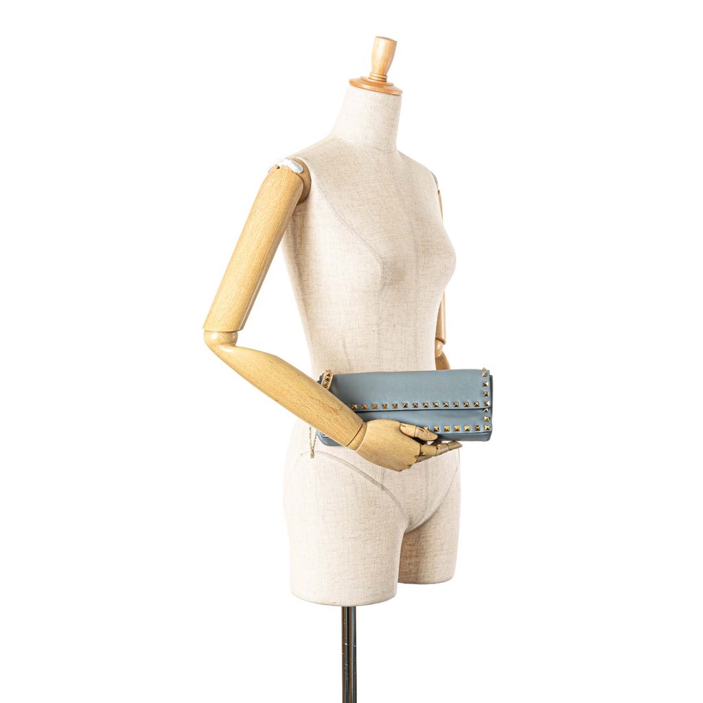 Valentino Nappa Rockstud Bangle Clutch - Image 17