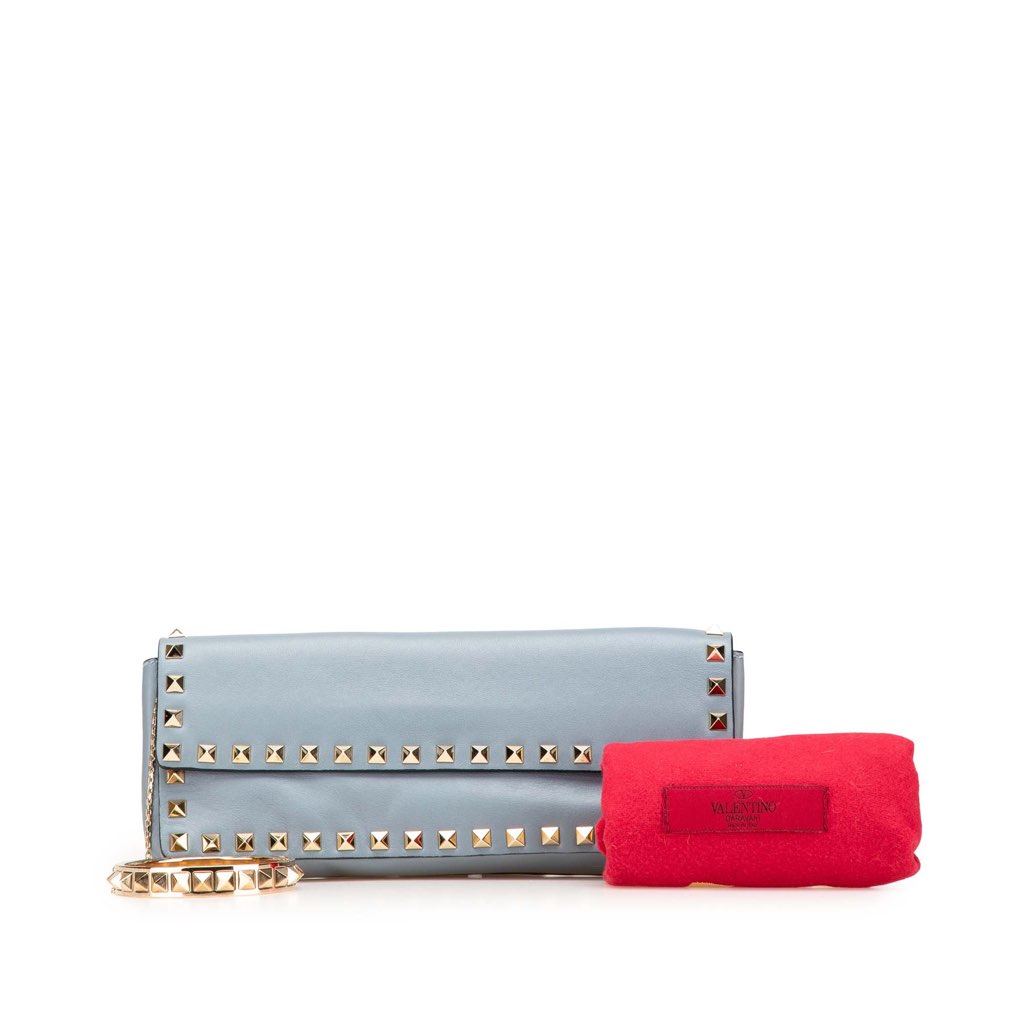 Valentino Nappa Rockstud Bangle Clutch - Image 18