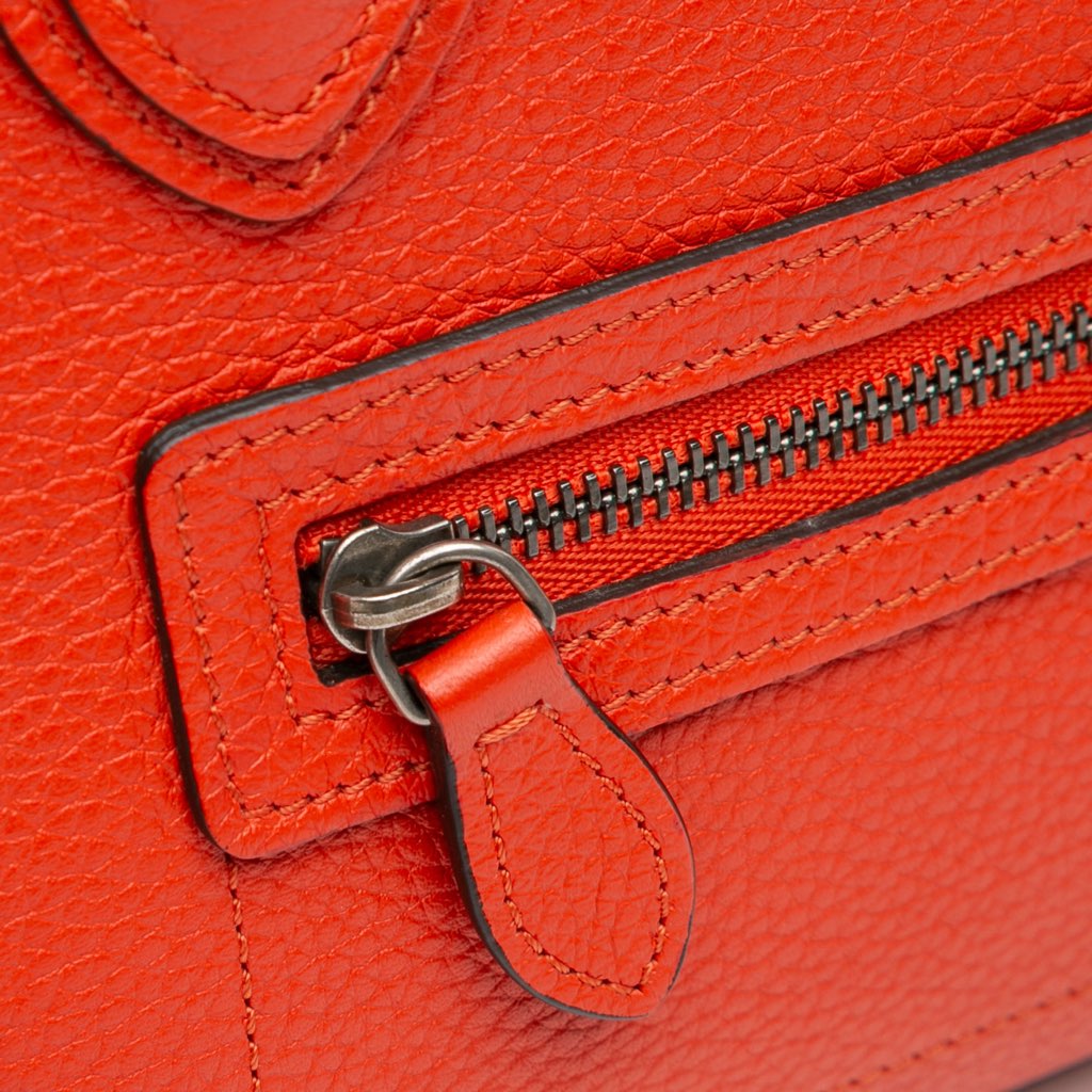 Celine Nano Leather Luggage Tote - Detail 1