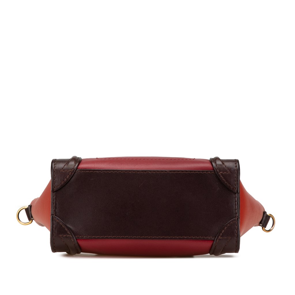 Celine Nano Tricolor Leather Luggage Tote - 3