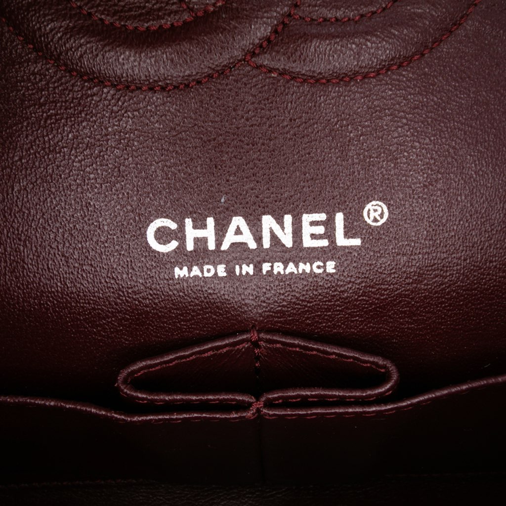 Chanel Medium Classic Washed Lambskin Bijoux Chain Double Flap - Side view