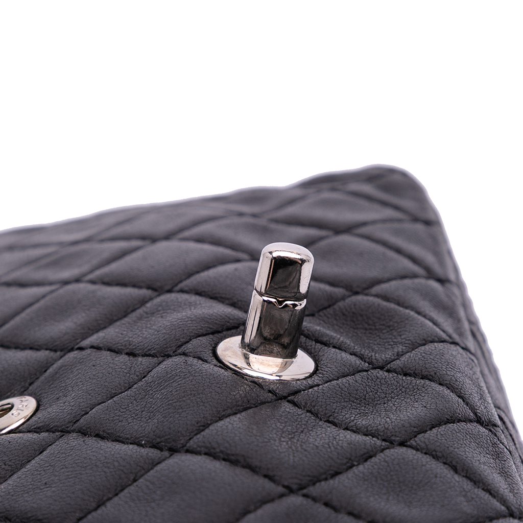 Chanel Medium Classic Washed Lambskin Bijoux Chain Double Flap - Image 12