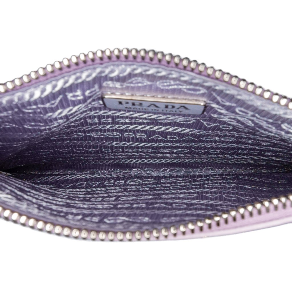 Prada Small Sequined Mesh Logo Tote - Side view