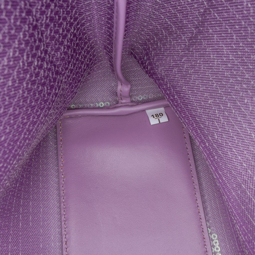 Prada Small Sequined Mesh Logo Tote - Detail 2