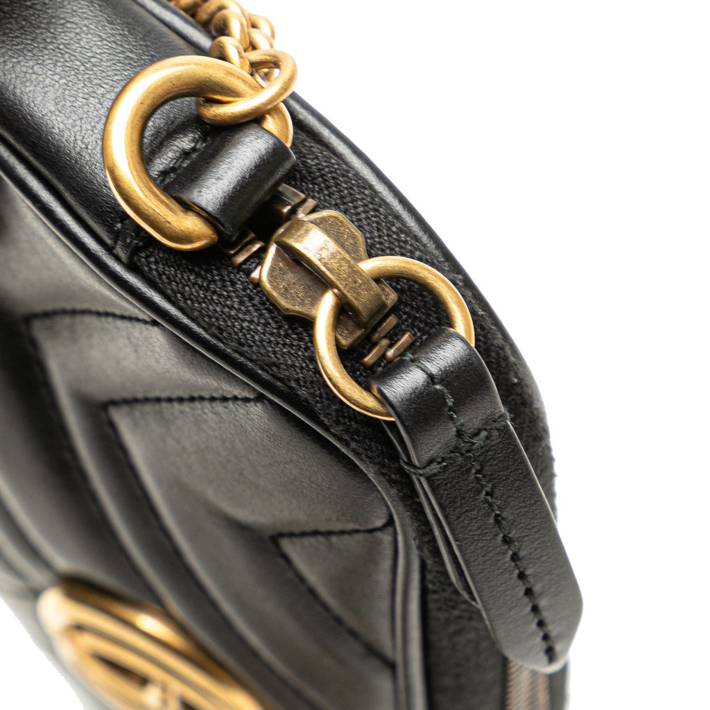 Gucci Mini GG Marmont Matelasse Leather Camera Crossbody - Detail 2